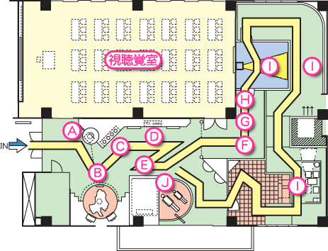 防災センター見取り図