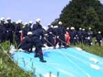 署団合同訓練の写真
