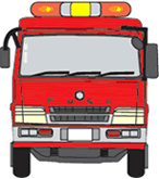 化学車　前向きのイラスト