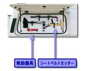 救助器具・シートベルトカッター